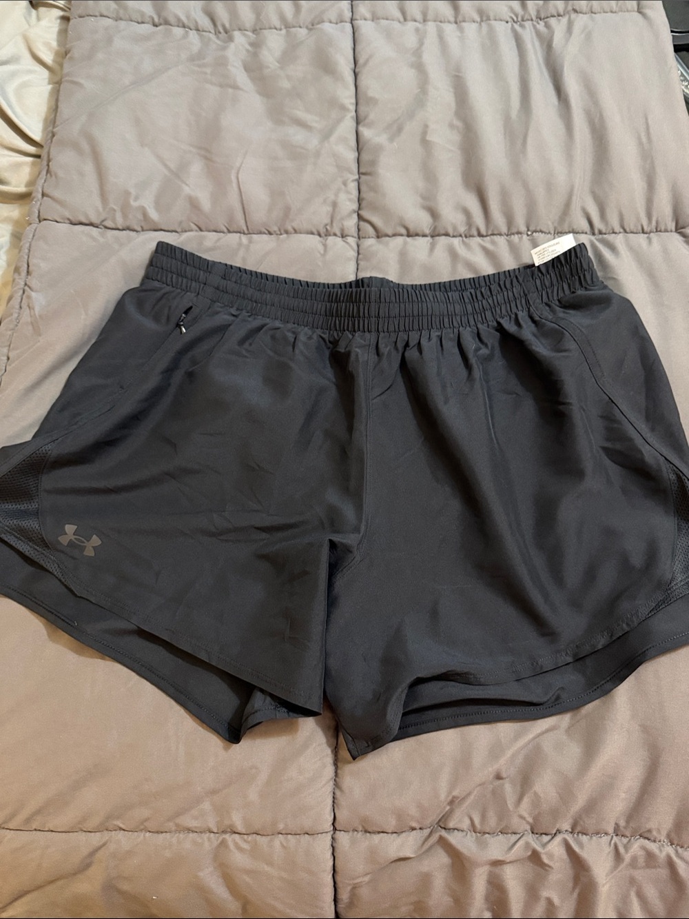 Under Armour Women's Charcoal Black Athletic Shorts